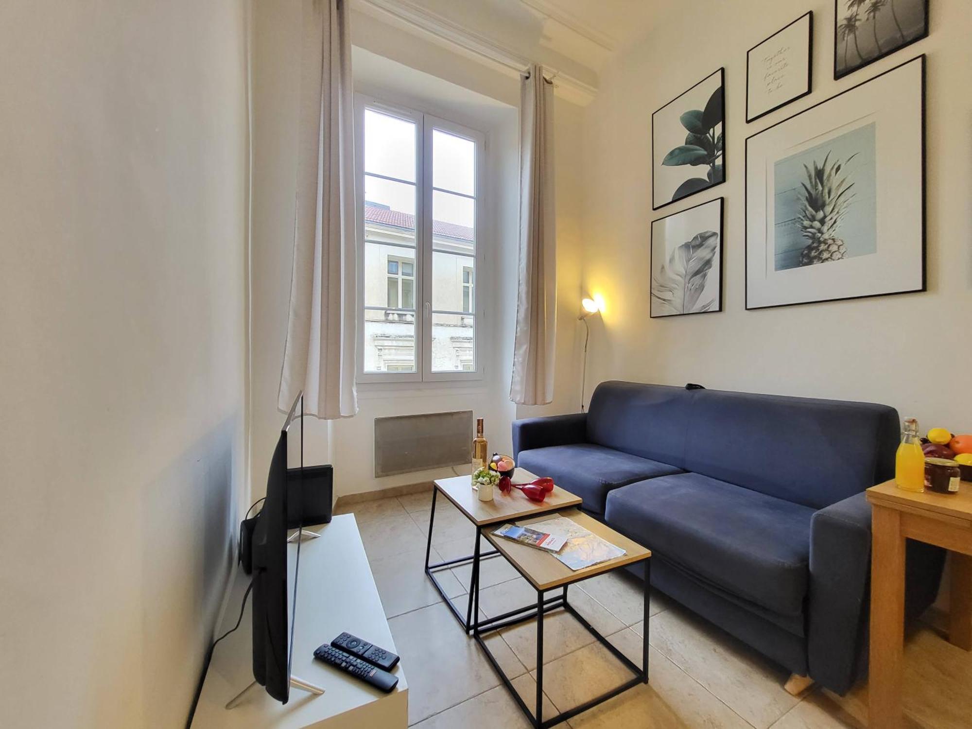 Au Coeur Du Vieux-nice - Plages - Mezzanine - 3 Personnes - A Pied! Apartment Nizza